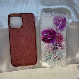 Set of two 13 ProMax phone cases